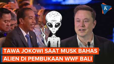 Momen Pidato Elon Musk soal Alien Bikin Jokowi Tertawa Saat Pembukaan WWF Bali
