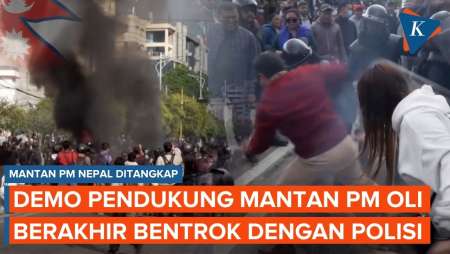 Bentrokan Pecah Di Nepal Saat Demo Protes Penangkapan Eks PM Sharma Oli