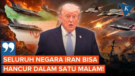 Trump Sesumbar AS Bisa Singkirkan Iran Dalam Semalam