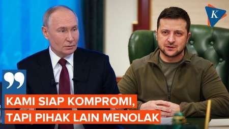 Putin Sebut Rusia Siap Berunding, tetapi Ukraina Menolak