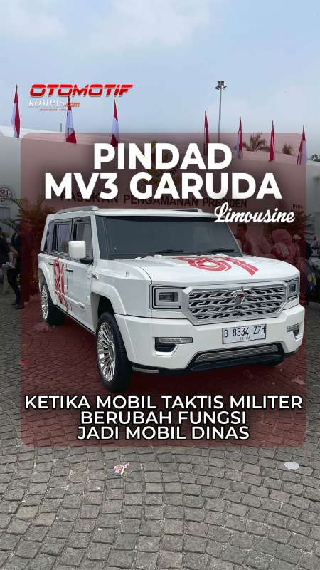 Pindad MV3 Garuda Limousine, Ketika Mobil Taktis Militer Berubah Fungsi Jadi Mobil Dinas