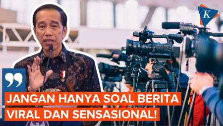 Jokowi Minta Pers Jangan Asal Bikin Berita Viral