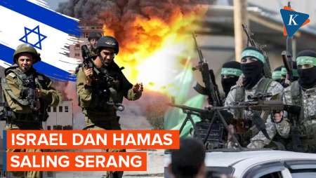 Israel Balas ‘Gempur’ Gaza Usai Dibombardir Hamas