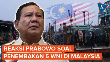 Reaksi Prabowo soal Kasus Penembakan 5 WNI di Malaysia