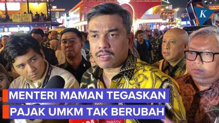 Mahasiswa Demo Pajak UMKM, Menteri Maman: Tidak Ada Perubahan Pajak