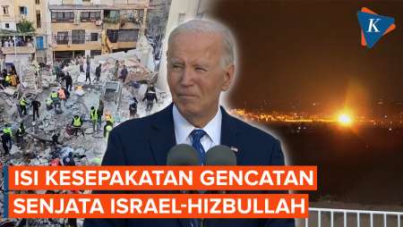 Biden Ungkap Isi Kesepakatan Gencatan Senjata Israel-Hizbullah