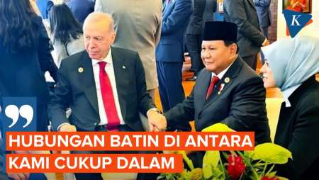 [FULL] Sanjung Erdogan dalam Pertemuan Bilateral, Prabowo: Ikatan Batin Kami Dalam