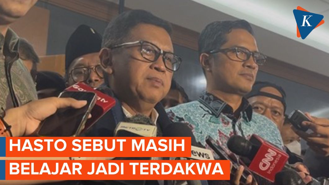 Usai Jalani Sidang. Hasto: Masih Belajar sebagai Terdakwa