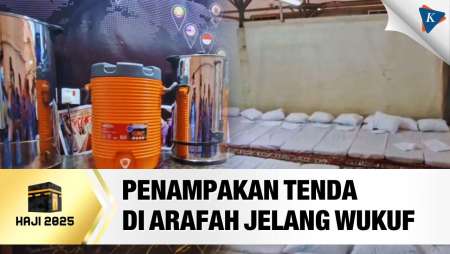Penampakan Tenda di Arafah, Menteri Agama Langsung Jajal Kasurnya