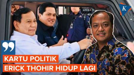 Sempat Melemah, Erick Thohir Kembali Berpeluang Dipinang Prabowo Usai Ganjar Gandeng Mahfud