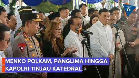 Jelang Natal, Panglima TNI Hingga Kapolri Kunjungi Katedral Jakarta