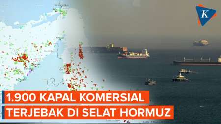 1.900 Kapal Terjebak di Selat Hormuz, 190 Juta Barel Minyak Tertahan