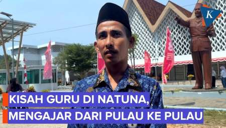 Kisah Guru Di Natuna Arungi Laut Demi Mengajar Dari Pulau Ke Pulau