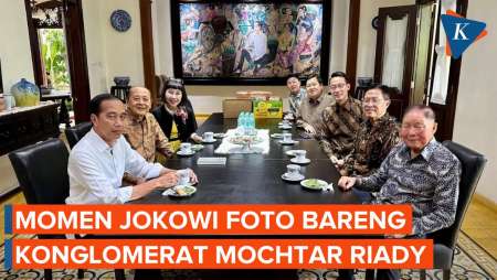 Momen Jokowi Bertemu Konglomerat Lippo Group Mochtar Riady dan Keluarga di Solo