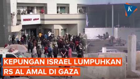 RS Al Amal di Gaza Lumpuh Total akibat Kepungan Israel