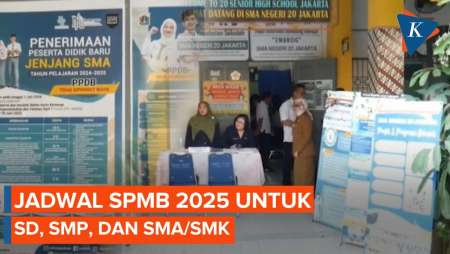 Simak! Ini Jadwal SPMB 2025 untuk Jenjang SD, SMP, dan SMA/SMK