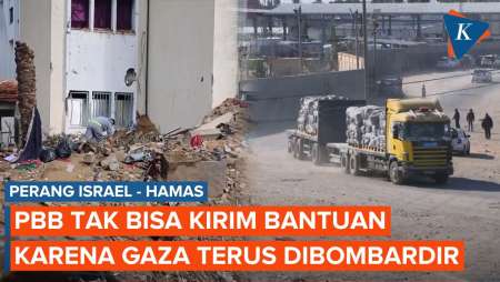 Gaza Terus Dibombardir Israel, PBB Akui Tak Bisa Kirim Bantuan