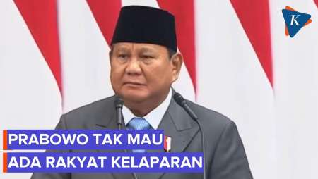 Prabowo: Kita Tak Boleh Membiarkan Kelaparan Ada Di Bumi Indonesia