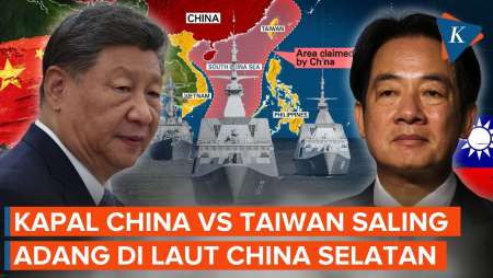 LCS Memanas! Kapal China Dan Taiwan Saling Adang, Personel Adu Mulut