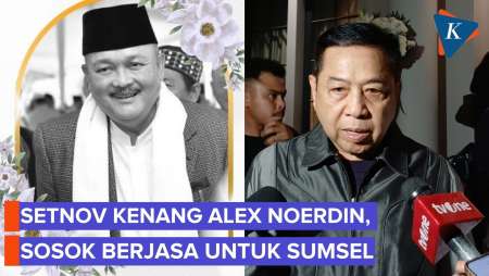 Melayat ke Rumah Duka Alex Noerdin, Setya Novanto Kenang Sosok Almarhum 