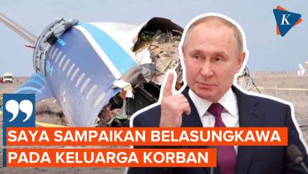 Pesawat Azerbaijan Jatuh di Kazakhstan, Putin Ikut Berduka