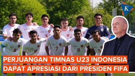 Presiden FIFA Apresiasi Perjuangan Timnas U23 Indonesia