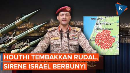 Houthi Kembali Tembakkan Rudal ke Israel, Sirene Peringatan Berbunyi