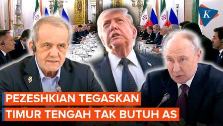 Presiden Iran ke Putin: Timur Tengah Bisa Selesaikan Masalah Tanpa AS