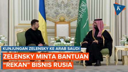 Zelensky ke Arab Saudi dan Temui Pangeran MBS, Ada Apa?