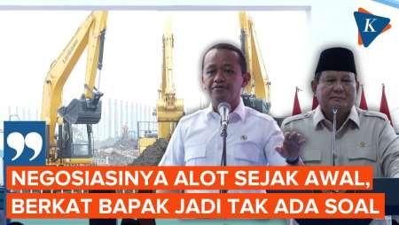 Curhat Bahlil di Depan Prabowo soal Ekosistem Baterai Kendaraan Listrik di Karawang