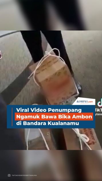 Viral Video Penumpang Ngamuk Bawa Bika Ambon di Bandara Kualanamu