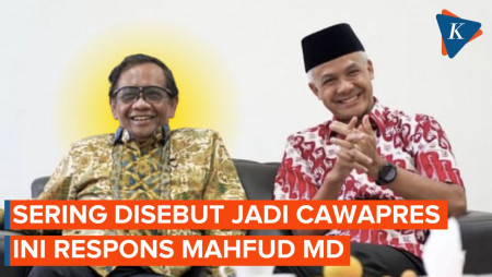 Respons Mahfud Usai Namanya Masuk Bursa Cawapres Ganjar