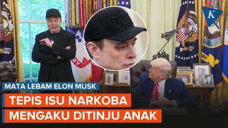 Mata Musk Lebam saat Tinggalkan Trump, Mengaku Ditinju Anak