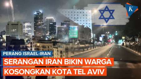 Warga Israel Kosongkan Tel Aviv, Selamatkan Diri dari Serangan Iran