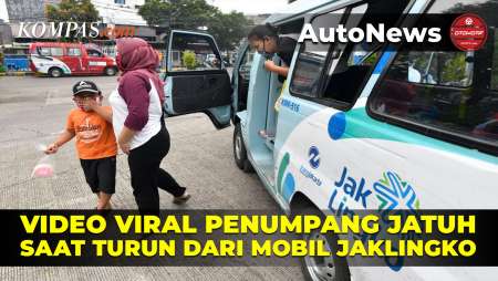 Sopir Jaklingko Bikin Penumpang Jatuh Saat Turun Mobil