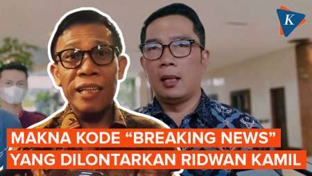 Beri Kode “Breaking News”, Ridwan Kamil Jadi Bacawapres Ganjar?