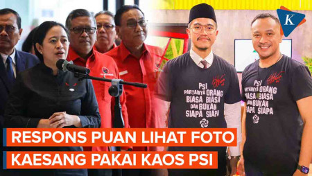 Kaesang Pakai Kaus PSI, Ini Kata Puan Maharani