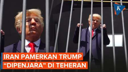 Donald Trump "Dipenjara" Di Jantung Ibu Kota Iran