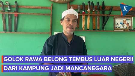 Dari Rawa Belong Ke Eropa, Golok Betawi Buatan Ustaz Junaidi Diminati Kolektor Asing