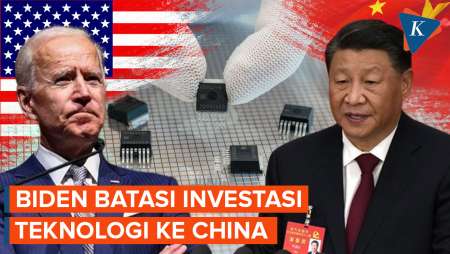 Biden Resmi Batasi Investasi Teknologi ke China