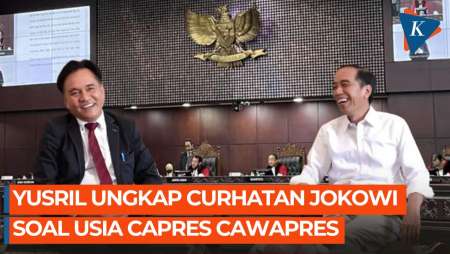 Yusril Ihza Mahendra Ungkap Curhatan Jokowi soal Batas Usia Capres-Cawapres