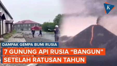 Bukan Satu, tapi 7 Gunung Api Rusia Kembali Aktif Imbas Gempa M 8,8