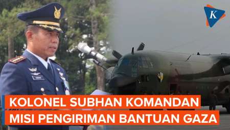 Kolonel Subhan, Korban Pesawat TNI AU yang Jatuh Pernah Pimpin Misi ke Gaza