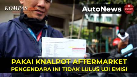 Penyebab Motor Pakai Knalpot Aftermarket Tidak Lulus Uji Emisi