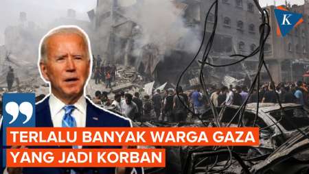 Biden Akui Terlalu Banyak Warga Sipil Gaza yang Jadi Korban Perang Israel-Hamas