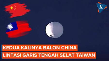 Balon Mata-mata China Disebut Kembali Lintasi Selat Taiwan