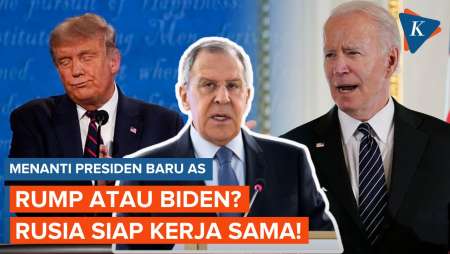 Mau Trump atau Biden, Rusia Siap Kerja Sama Siapa Pun Presiden AS!