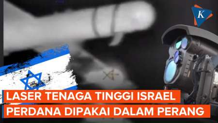 Perdana Digunakan! Ini Penampakan Laser Israel Pencegat Serangan Udara