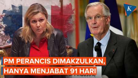 PM Perancis Michel Barnier Dimakzulkan Usai Menjabat 91 Hari, Ini Penyebabnya