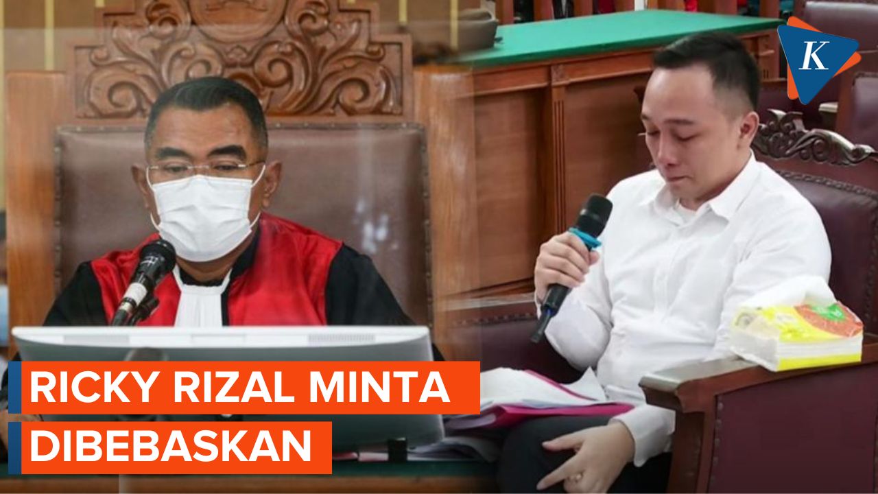 Dalam Sidang Pleidoi Ricky Rizal Minta Dibebaskan dan Berharap Hakim Menerima Pembelaannya